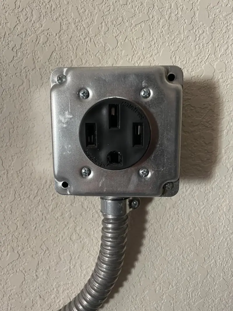 NEMA 14-50 outlet installed for Smart Home Electrical in Riverton
